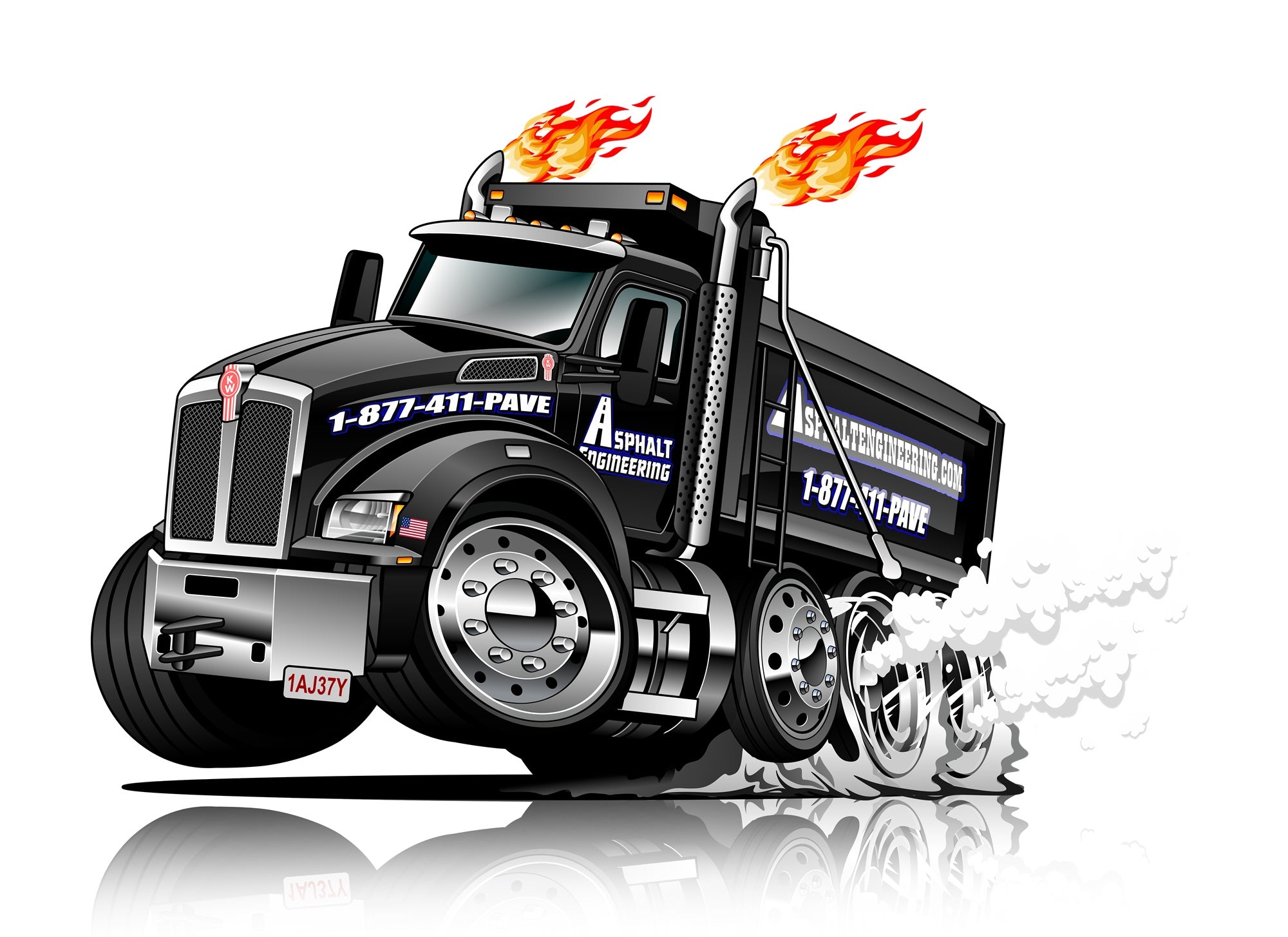 Cartoon Vehicle Design (digital files alone - no background or merchandise)